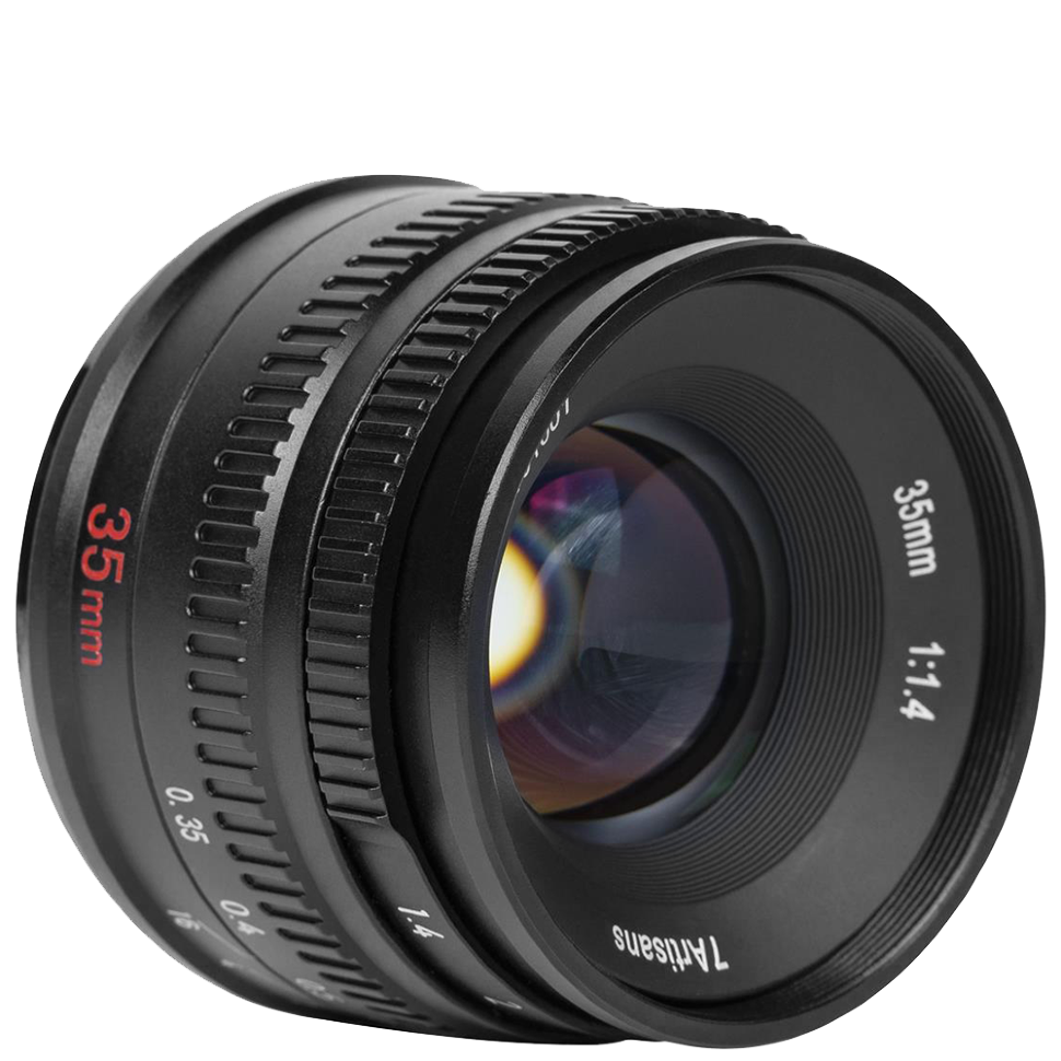 Объектив 7Artisans 35mm F1.4 Mark II APS-C E-Mount Чёрный 