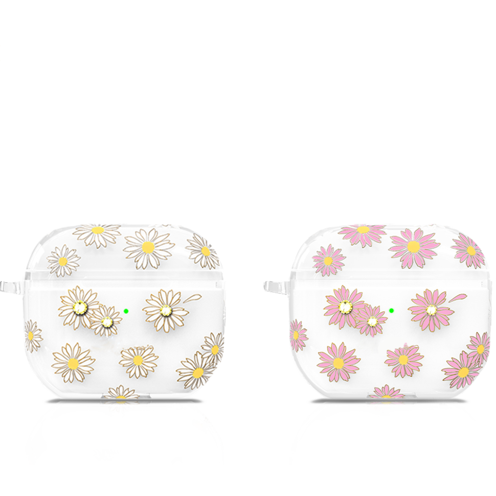 Чехол PQY Lucky для Apple AirPods 3 Daisy 