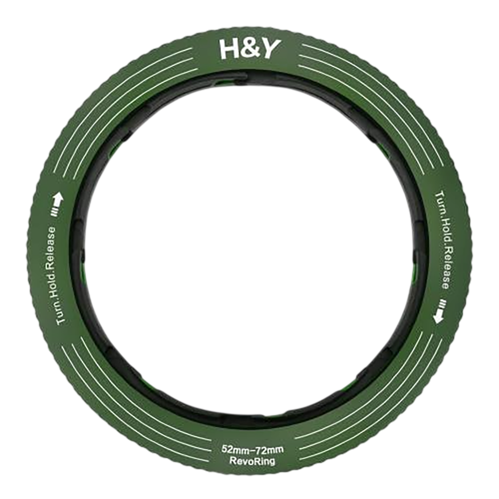 Переходное кольцо H&amp;Y RevoRing Variable Adapter 52-72мм для 77мм Зелёное 