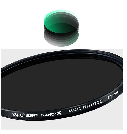 Светофильтр K&F Concept Nano-X ND1000 52мм