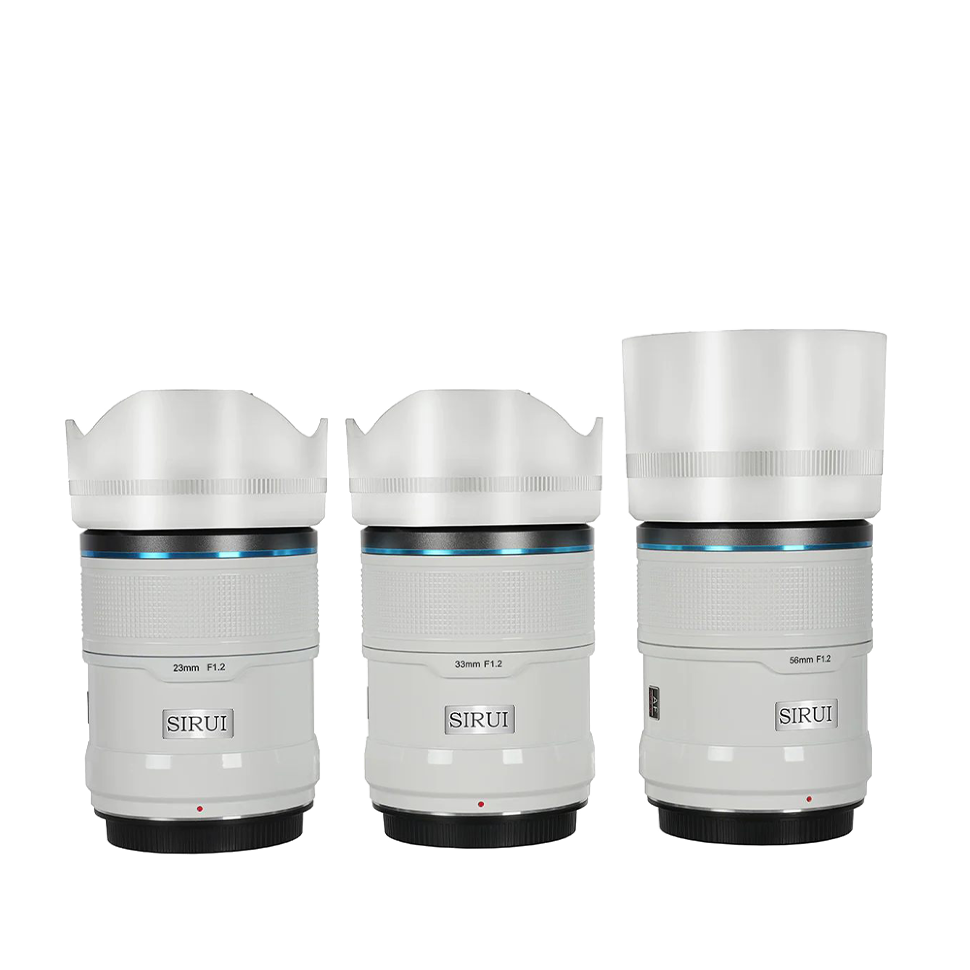 Комплект объективов Sirui Sniper 23/33/56mm F1.2 AF APS-C X-Mount Белый 