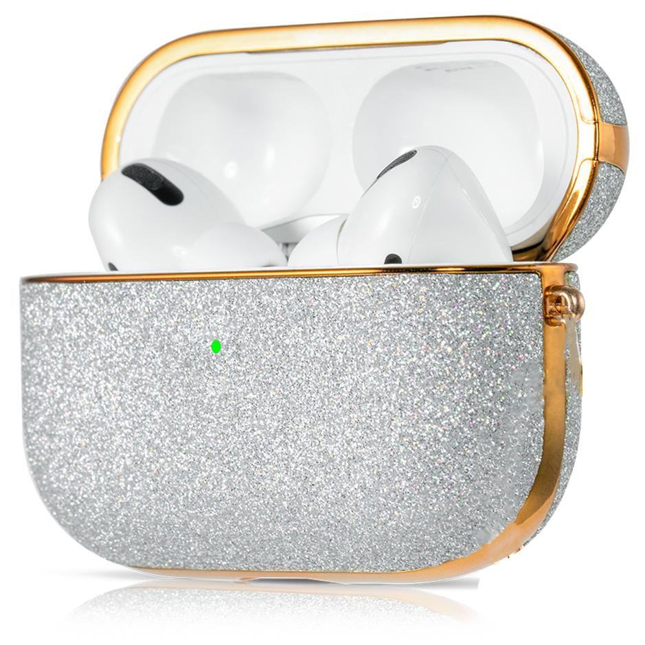 Чехол PQY Bling для Apple AirPods Pro Серебро 