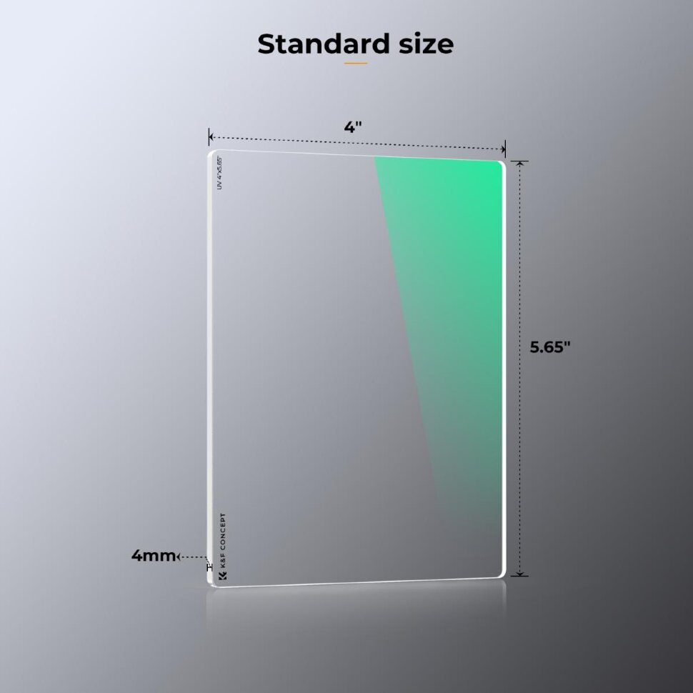 Светофильтр K&F Concept Nano-X UV (4x5.65")