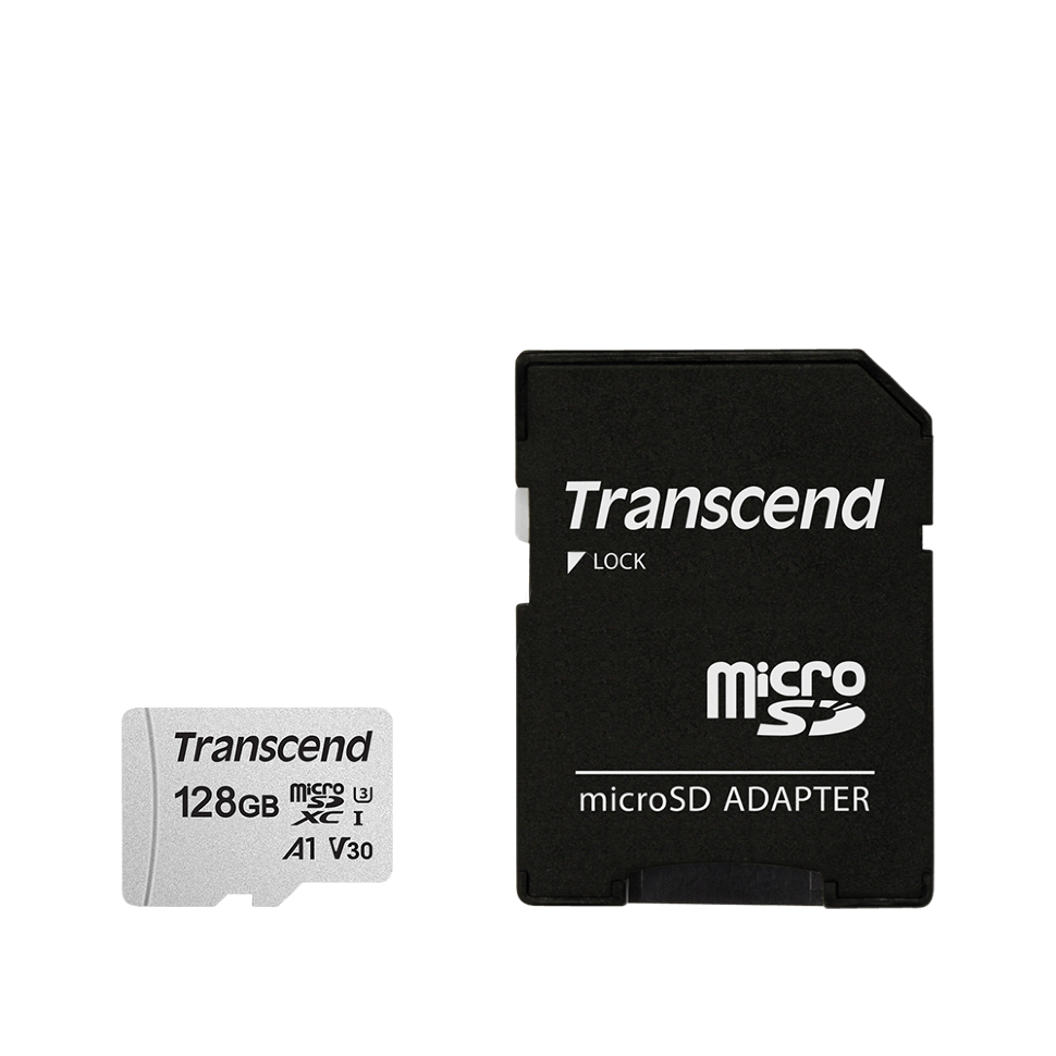 Карта памяти Transcend MicroSDXC 300S 128 Гб A1, V30, UHS-I Class 3 (U3), Class 10 