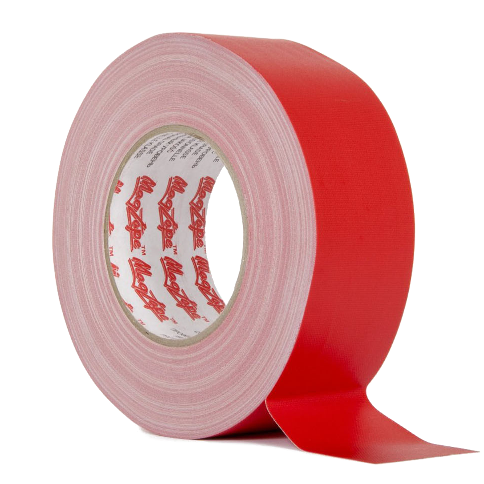 Gaffer tape матовый MagTape Matt 500 50мм Красный 