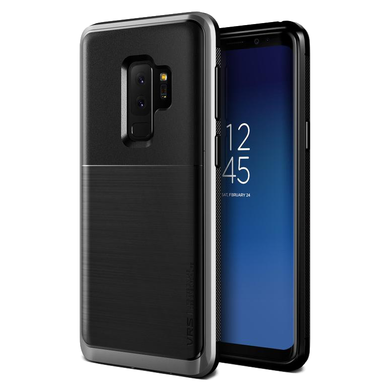 Чехол VRS Design High Pro Shield для Galaxy S9 Plus Steel Silver 