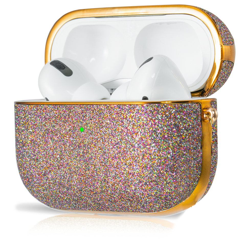 Чехол PQY Bling для Apple AirPods Pro Фиолетовый 