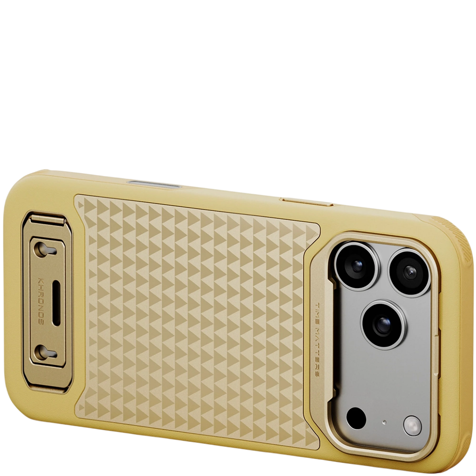 Чехол Tilta Khronos Lite x On the Roam для iPhone 17 Pro Max Золото 