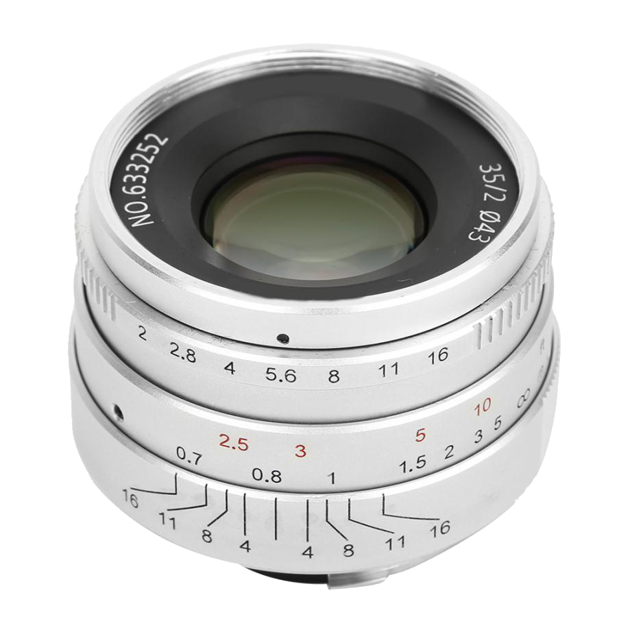Объектив 7Artisans 35mm F2.0 M-mount Серебро 