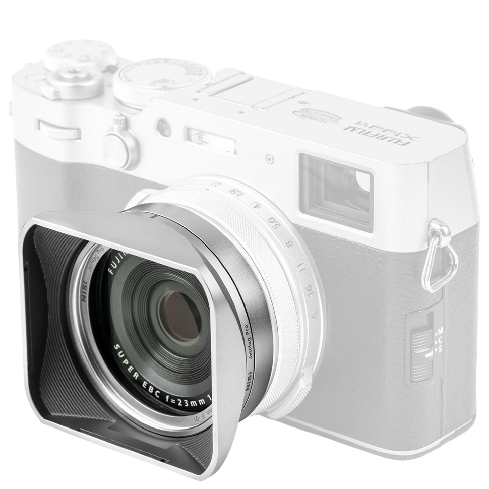 Комплект насадок NiSi JetMag Pro Lens Hood Kit для Fujifilm X100 series Серебро 