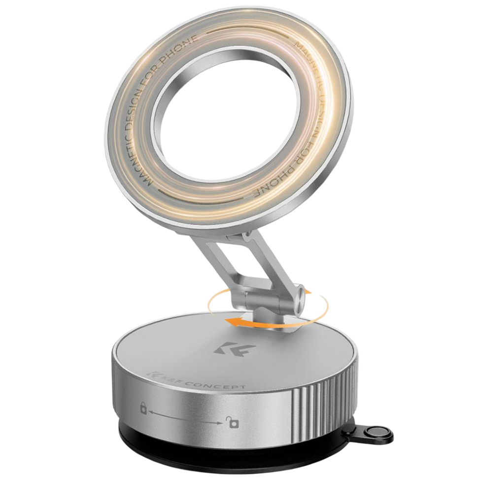 Держатель смартфона K&amp;F Concept MS-52 MagSafe Серебро 