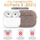 Чехол PQY Bling для Airpods 3 Фиолетовый - Изображение 200581