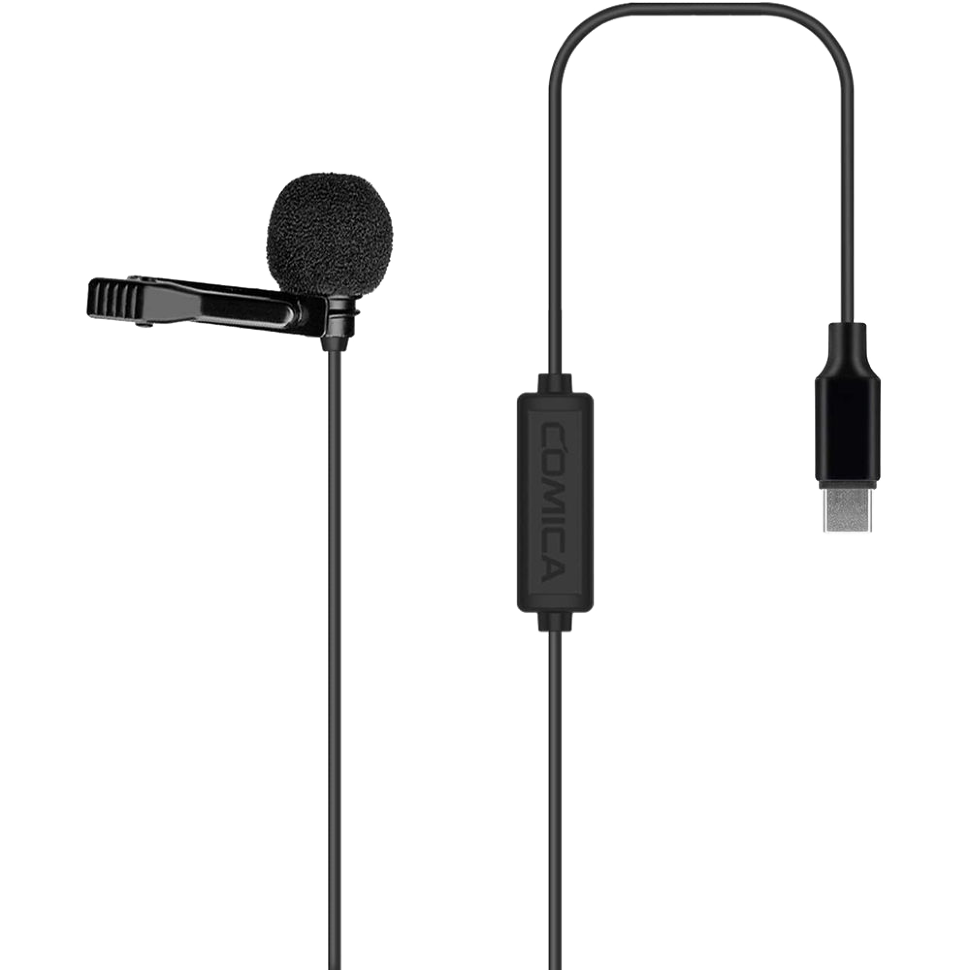 Микрофон петличный CoMica CVM-V01SP-UC Type-C 6м 