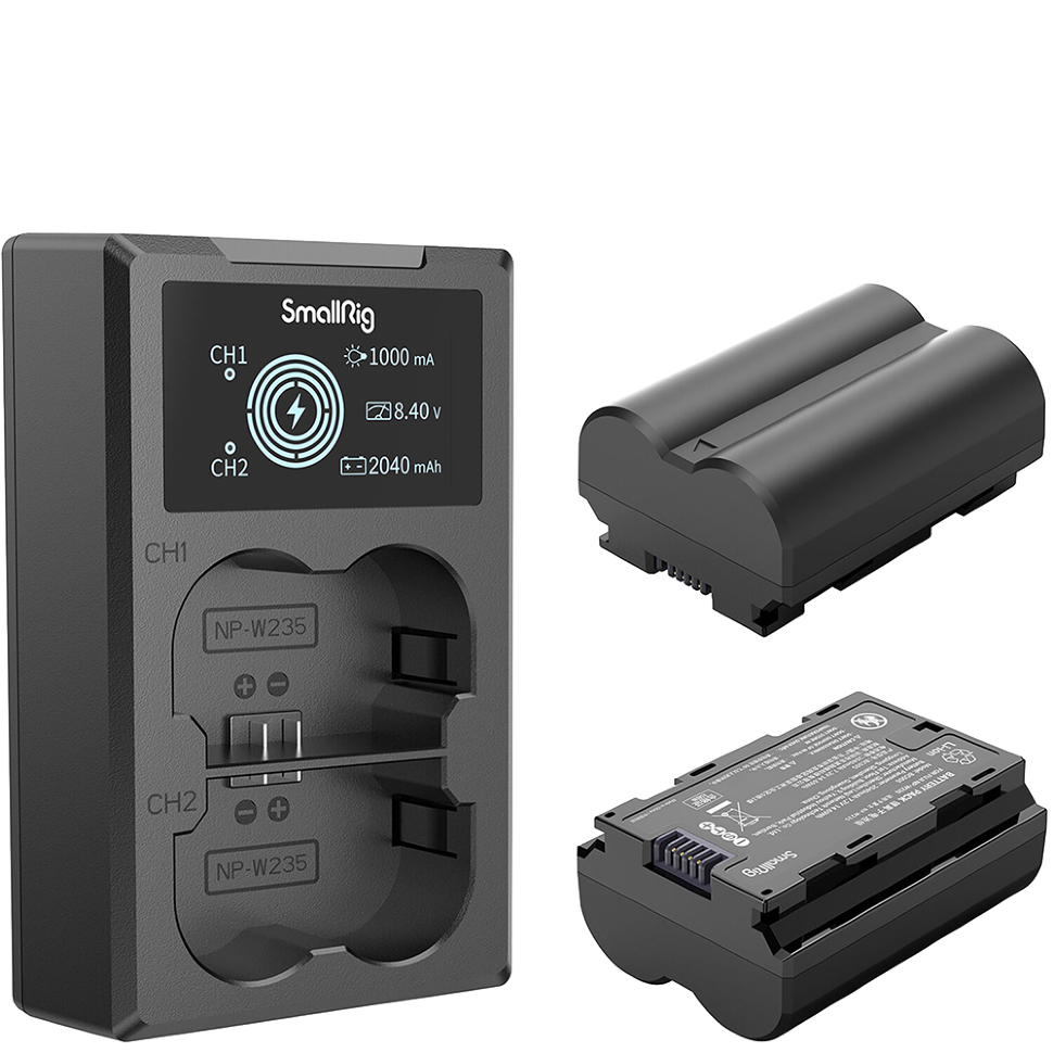 2 аккумулятора NP-W235 + зарядное устройство SmallRig 3822 preOrder=06.07.2026