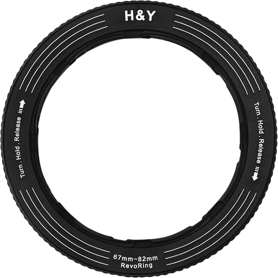 Переходное кольцо H&amp;Y RevoRing Variable Adapter 67-82мм для светофильтра 82мм Серое 
