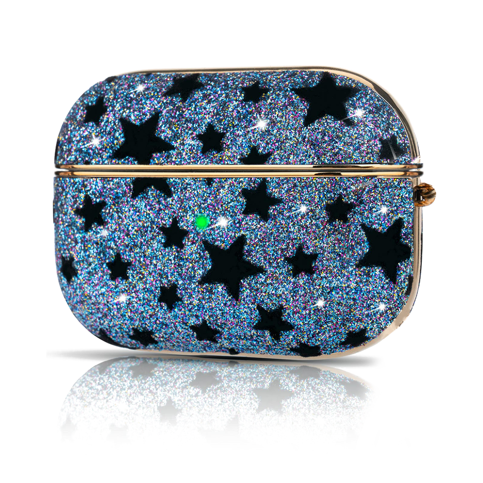 Чехол PQY Black Star для Airpods Pro Синий 