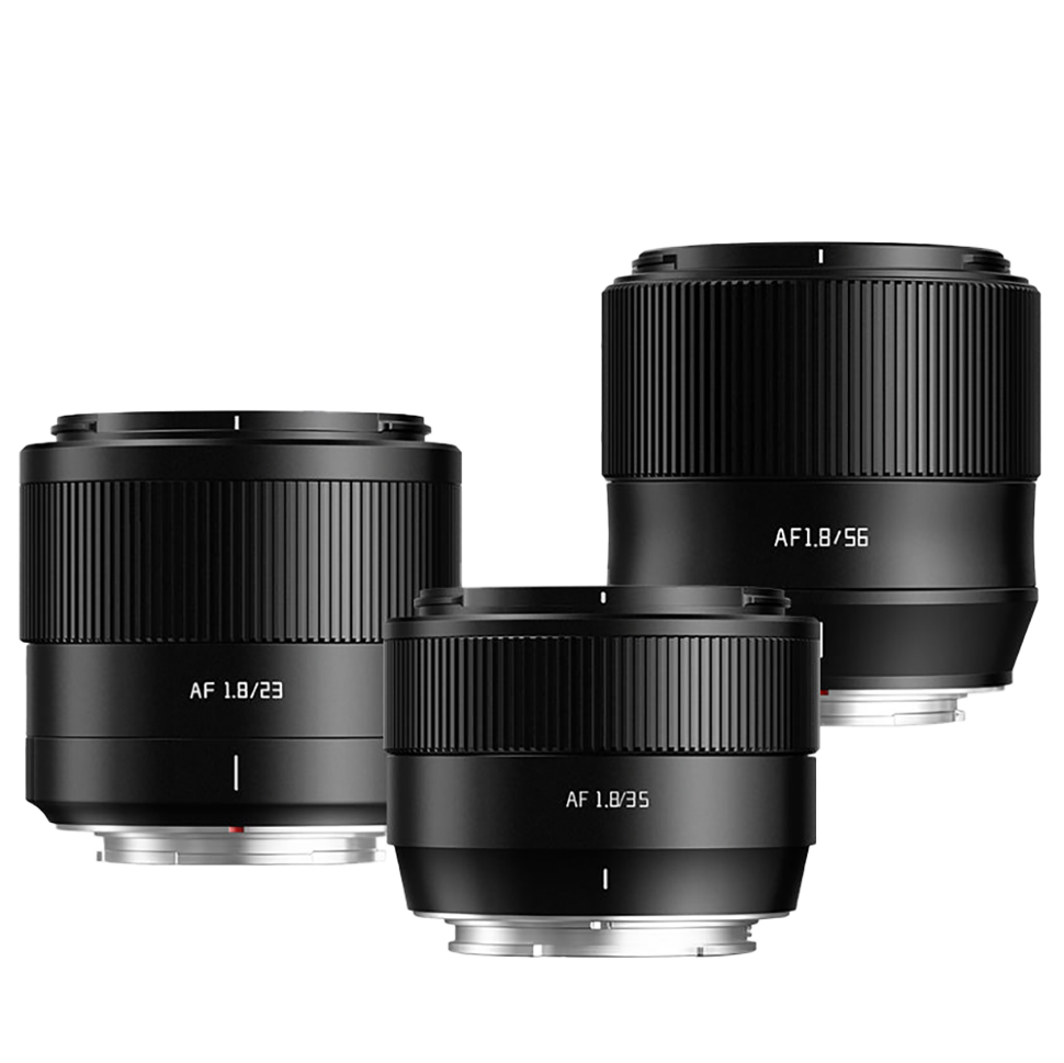 Комплект объективов TTArtisan AF Trio Lens SET (23mm/35mm/56mm F1.8) E-mount Чёрный 