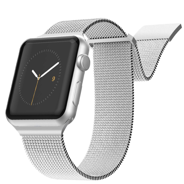 Ремешок X-Doria New Mesh для Apple Watch 42/44 мм Серебро 