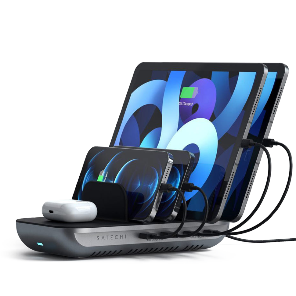 Зарядная станция Satechi Dock5 Multi-Device Charging Station Серая preOrder=11.01.2023