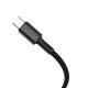 Кабель Baseus High Density Braided Type-C 100W 1м Синий - Изображение 147692