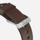 Ремешок кожаный Nomad Modern для Apple Watch 42/44 мм Коричневый с серебряной фурнитурой - Изображение 95300