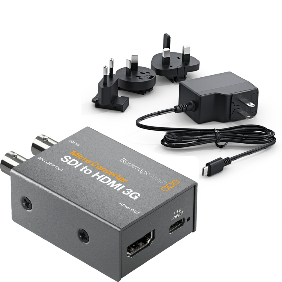 Микро конвертер Blackmagic Micro Converter SDI - HDMI 3G wPSU 