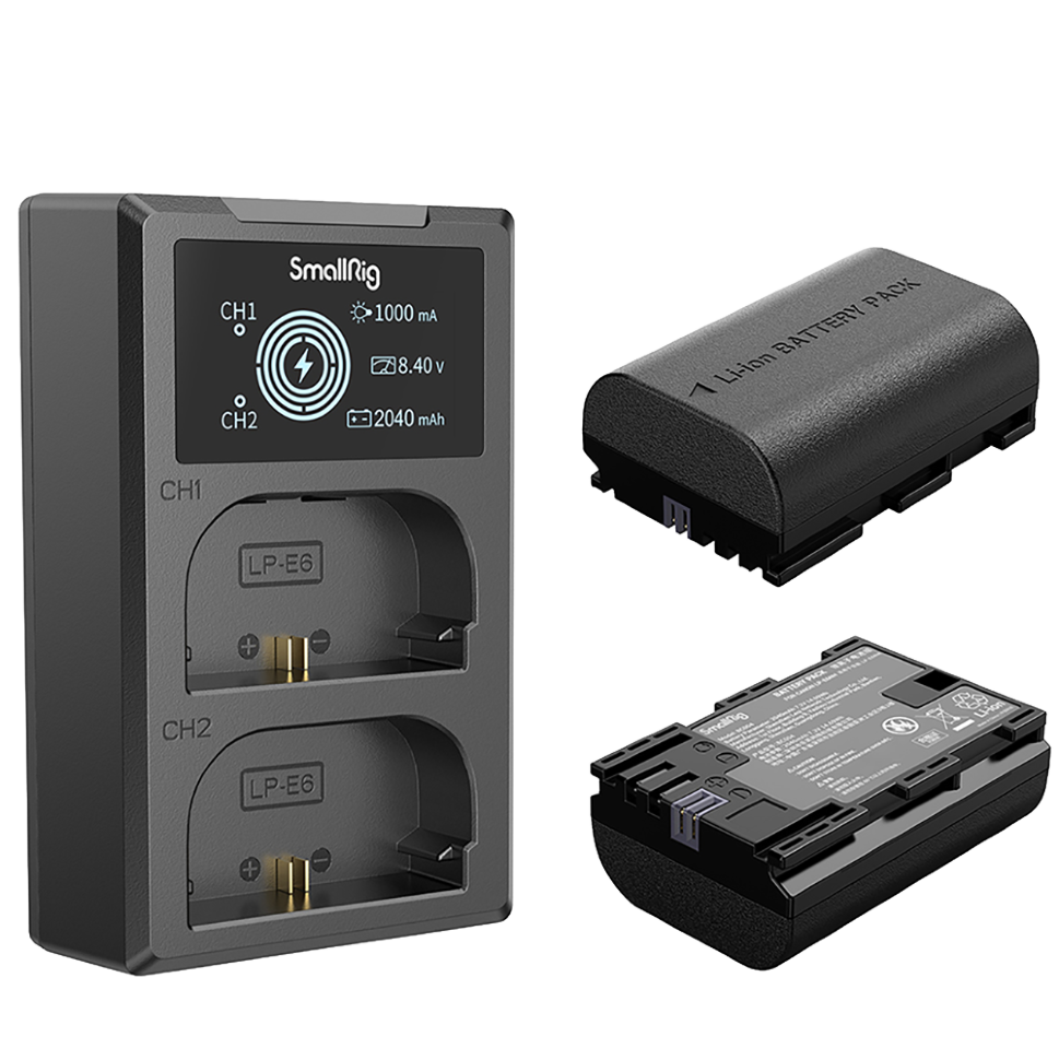 2 аккумулятора LP-E6NH + зарядное устройство SmallRig 3821 preOrder=06.07.2026