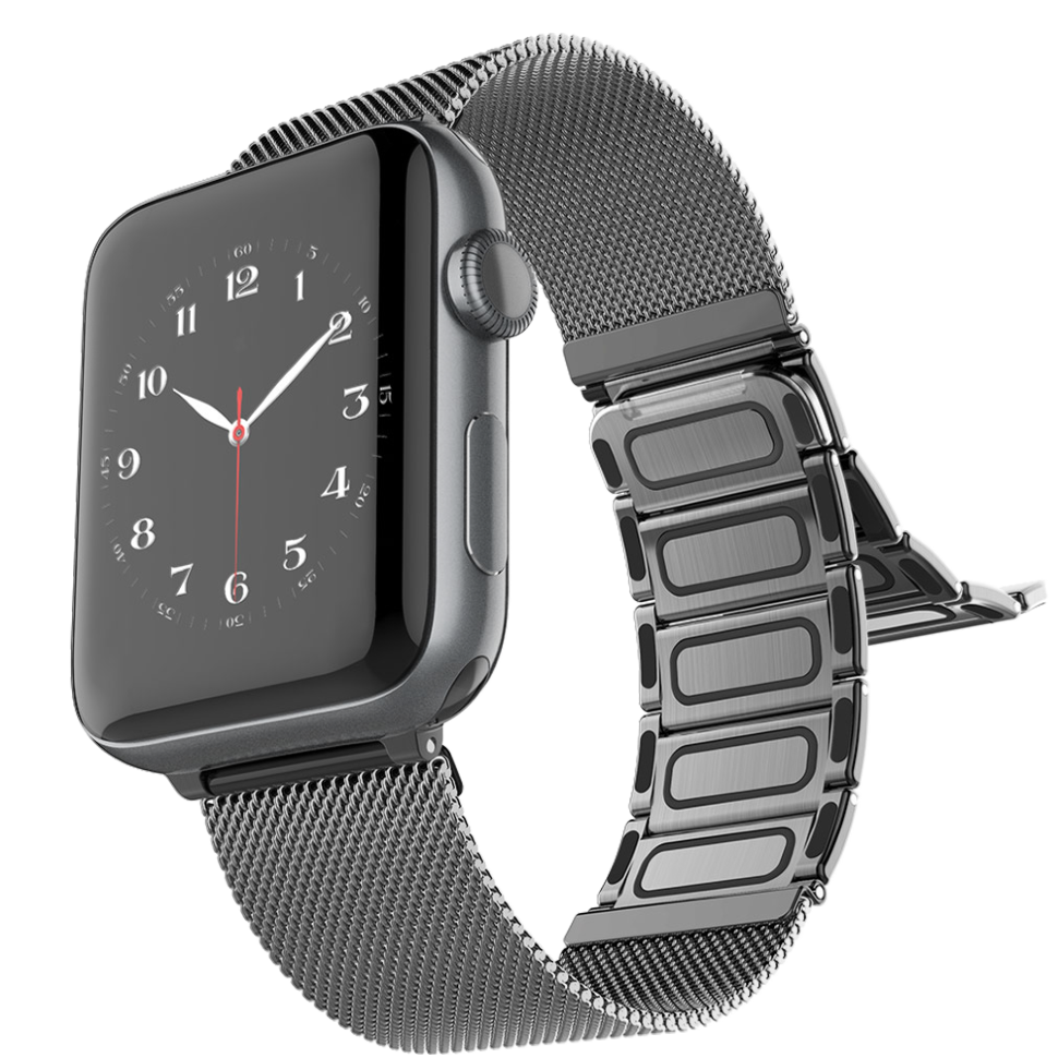Браслет Raptic Classic Plus для Apple Watch 38/40 Серебро 