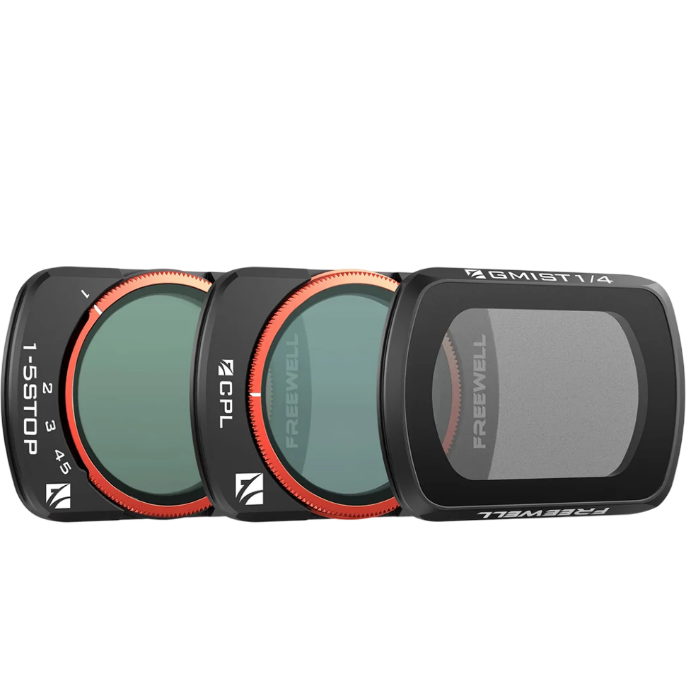Комплект светофильтров Freewell Must Have для DJI Osmo Pocket 4/3/Xtra Muse (3шт) 