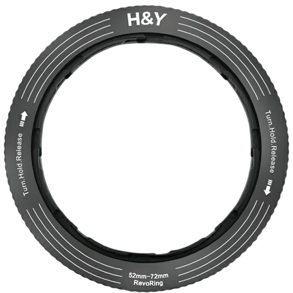 Переходное кольцо H&amp;Y RevoRing Variable Adapter 52-72мм для светофильтра 77мм Серое 