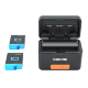 2 аккумулятора GoPro 901 + зарядный кейс ZGCine PS-G10 MINI Kit 2 - Изображение 280608