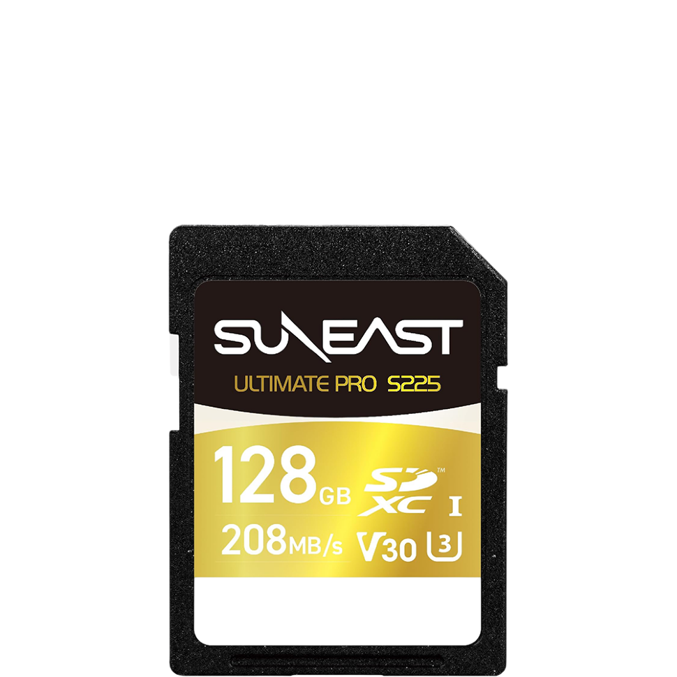 Карта памяти SUNEAST Ultimate Pro S225 Gold SDXC UHS-I V30 128Гб 