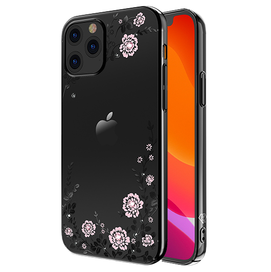 Чехол PQY Flora для iPhone 12/12 Pro Чёрный 