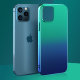 Чехол PQY Aurora для iPhone 12/12 Pro Зелёный-Синий - Изображение 166674