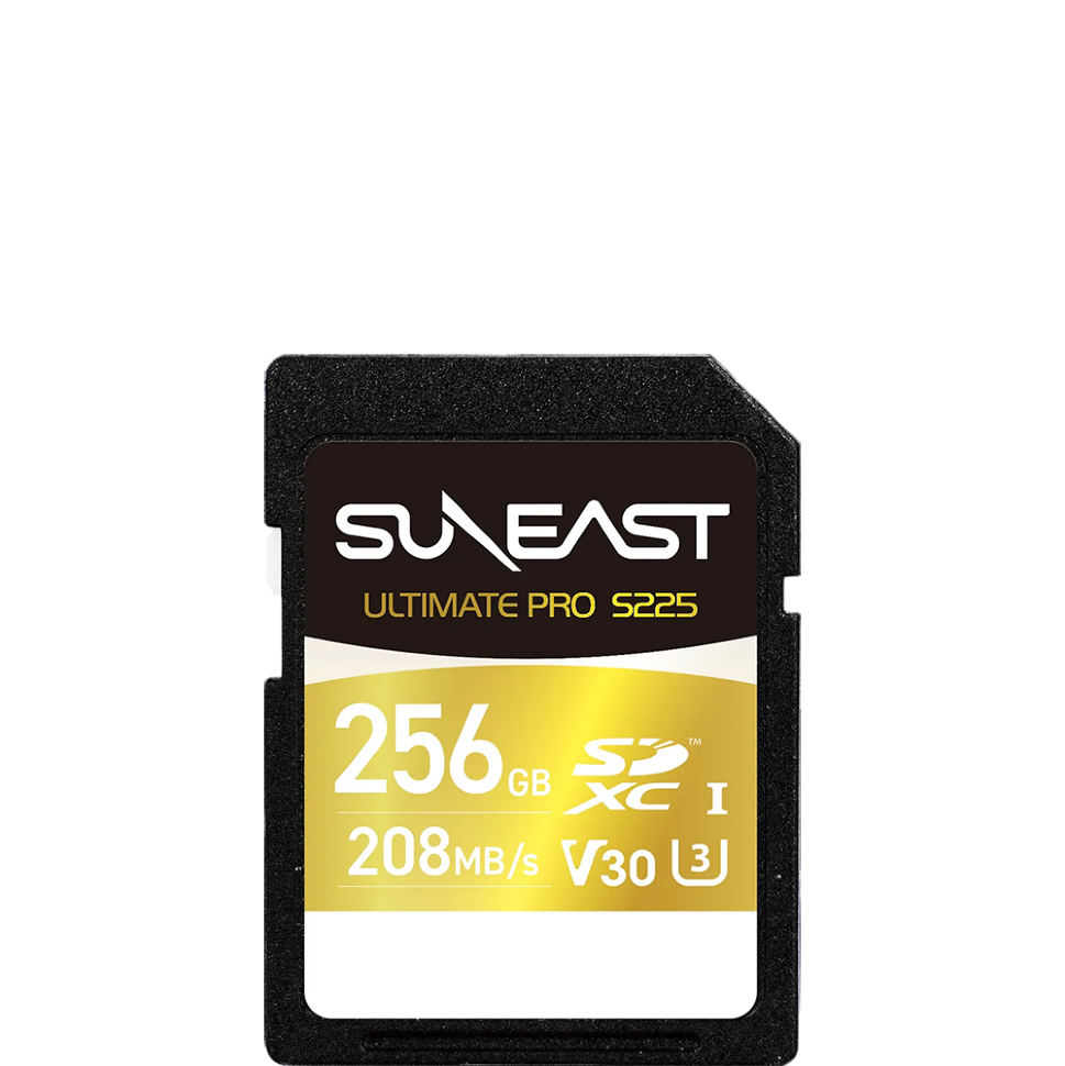 Карта памяти SUNEAST Ultimate Pro S225 Gold SDXC UHS-I V30 256Гб 