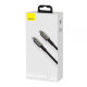 Кабель Baseus Tungsten Gold Type-C 100W 1м Чёрный - Изображение 143130