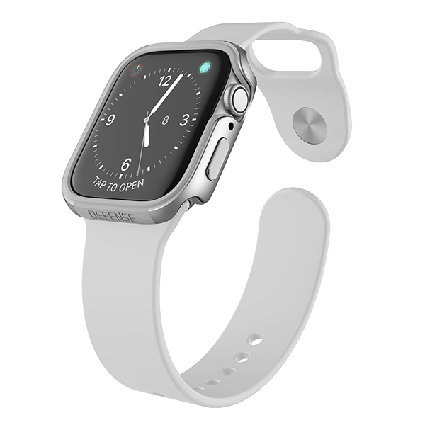 Чехол X-Doria Defense Edge для Apple Watch 40 мм Серый/Серебро 