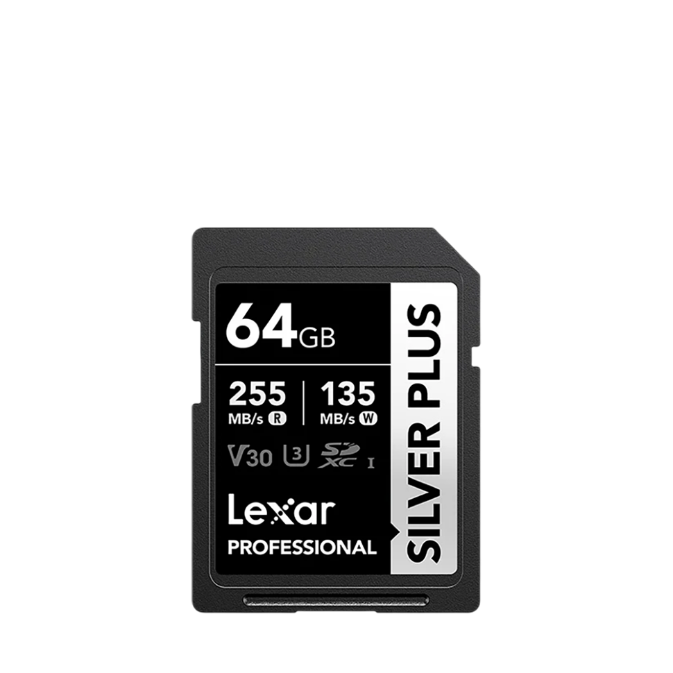 Карта памяти Lexar Professional Silver Plus SDXC 64 ГБ 