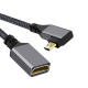 Кабель угловой правый Digitalfoto Micro HDMI - HDMI Extension 20см - Изображение 249015