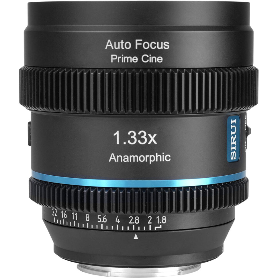 Объектив Sirui 20mm T1.8 1.33x S35 AF Anamorphic Micro 4/3 (Blue Flare) 