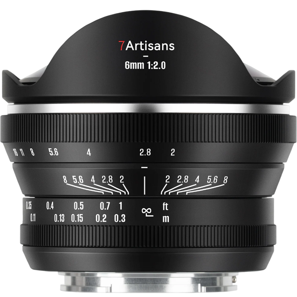 Объектив 7Artisans 6mm F2 Fisheye RF preOrder=23.08.2026