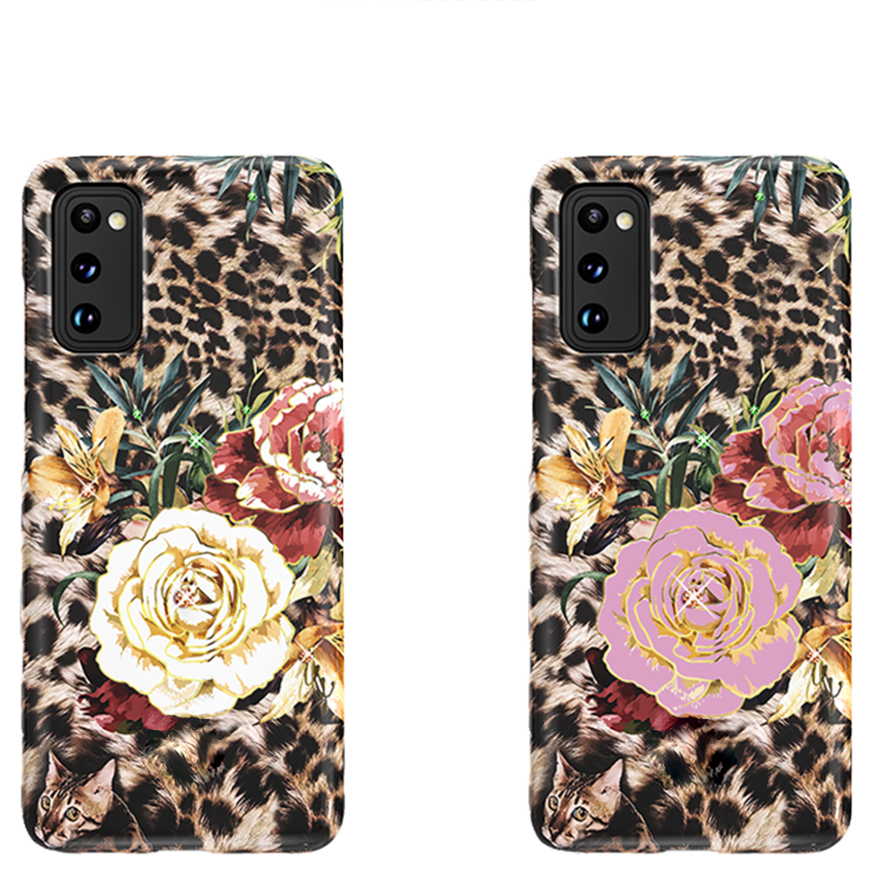 Чехол PQY Wild для Galaxy S20 Leopard 