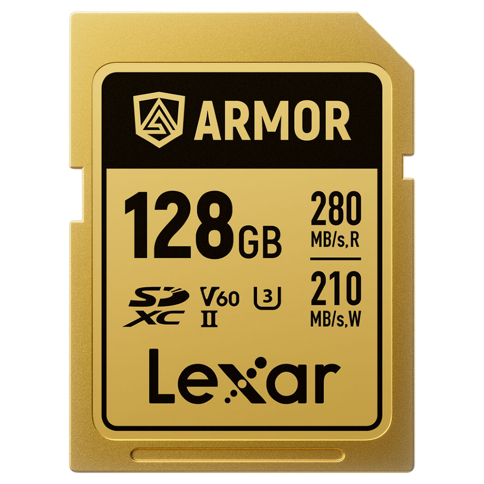 Карта памяти Lexar Armor Gold SDXC UHS-II U3 V60 128 Гб 