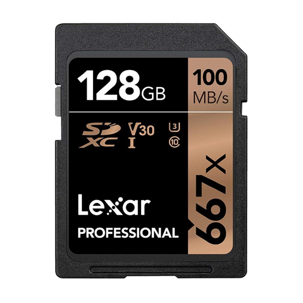 Карта памяти Lexar SDXC 128Gb V30 UHS-I U3 