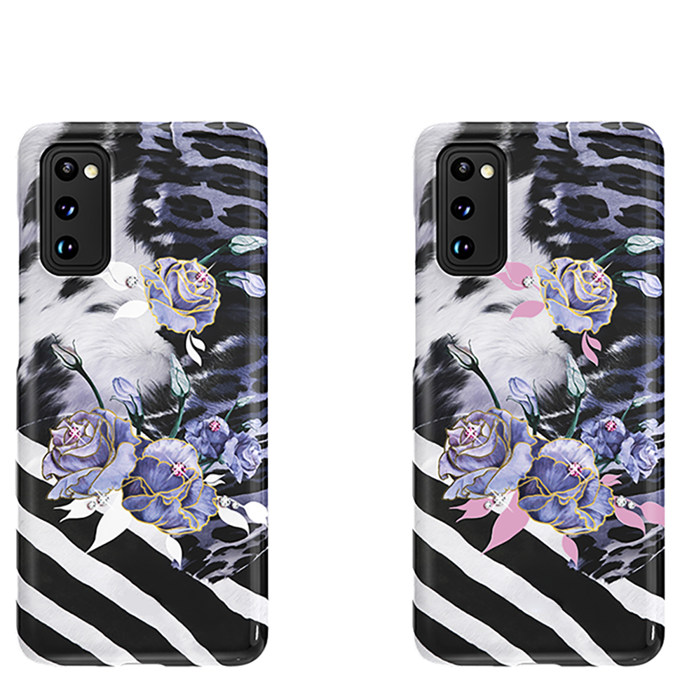 Чехол PQY Wild для Galaxy S20 Zebra 