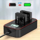 Зарядное устройство KingMa Dual Battery Charger для DB-120 - Изображение 289202