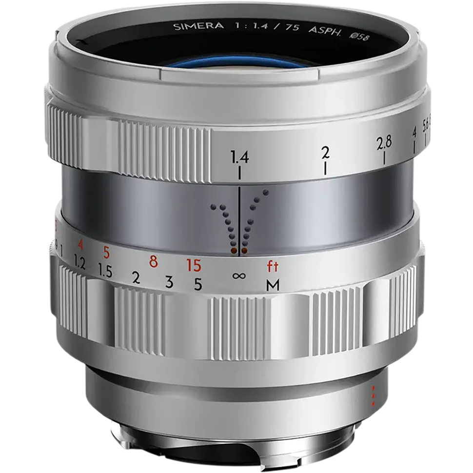 Объектив Thypoch Simera 75mm F1.4 FF M-mount Серебро 