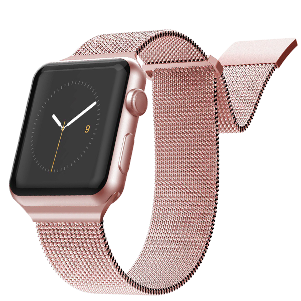 Ремешок X-Doria New Mesh для Apple Watch 38/40 мм Розовое золото 