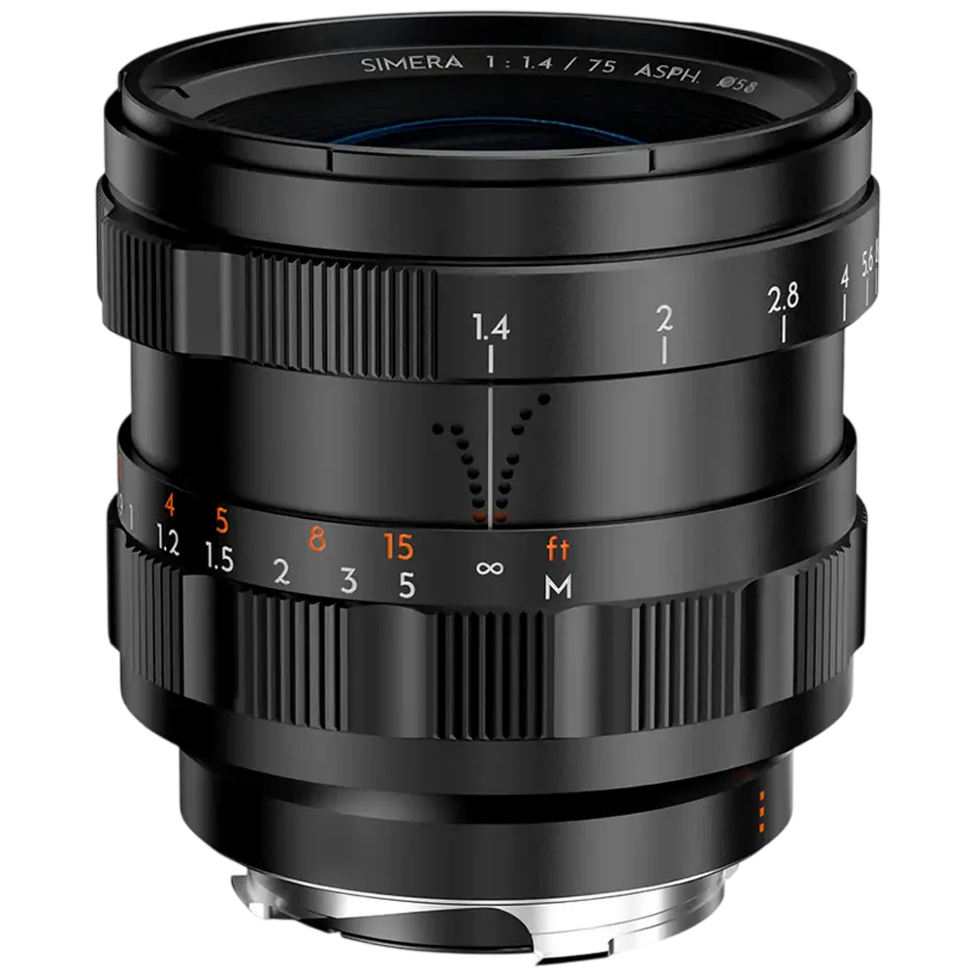 Объектив Thypoch Simera 75mm F1.4 FF M-mount Чёрный 
