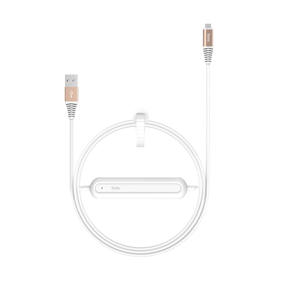 Кабель с аккумулятором HOCO U22 Bei Power Bank Type-C Белый 